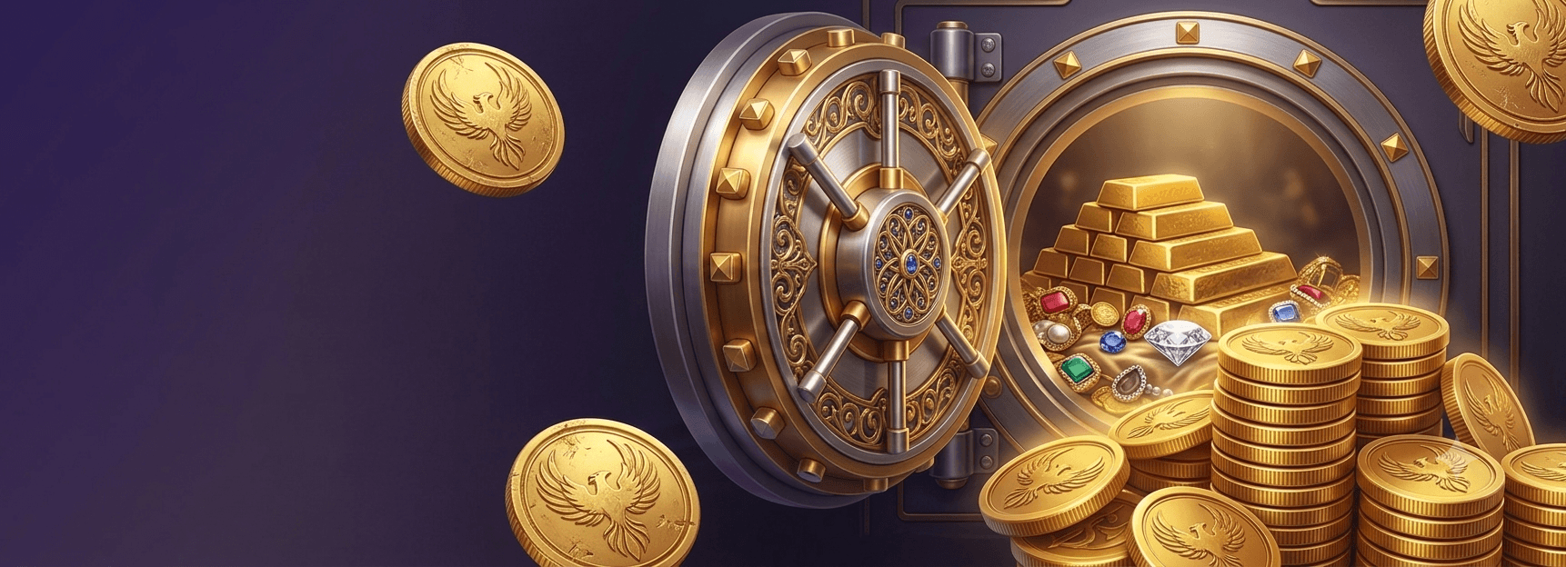 Casino ambiance — luxury roulette and gaming floor